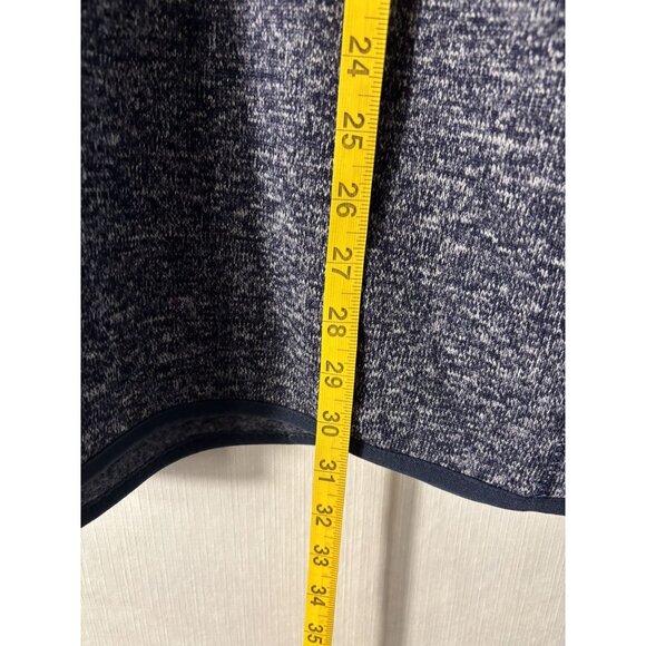 Dallas Cowboys Antigua XL Navy Heathered 1/4 Zip Pullover Sweatshirt With Zipper - Picture 6 of 7